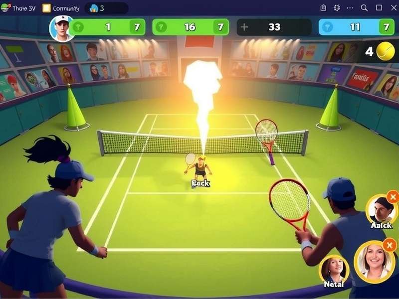 Tennis Champion Clash Duel Multiplayer Match