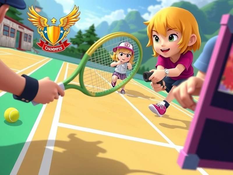 Tennis Champion Clash Duel Gameplay Screenshot